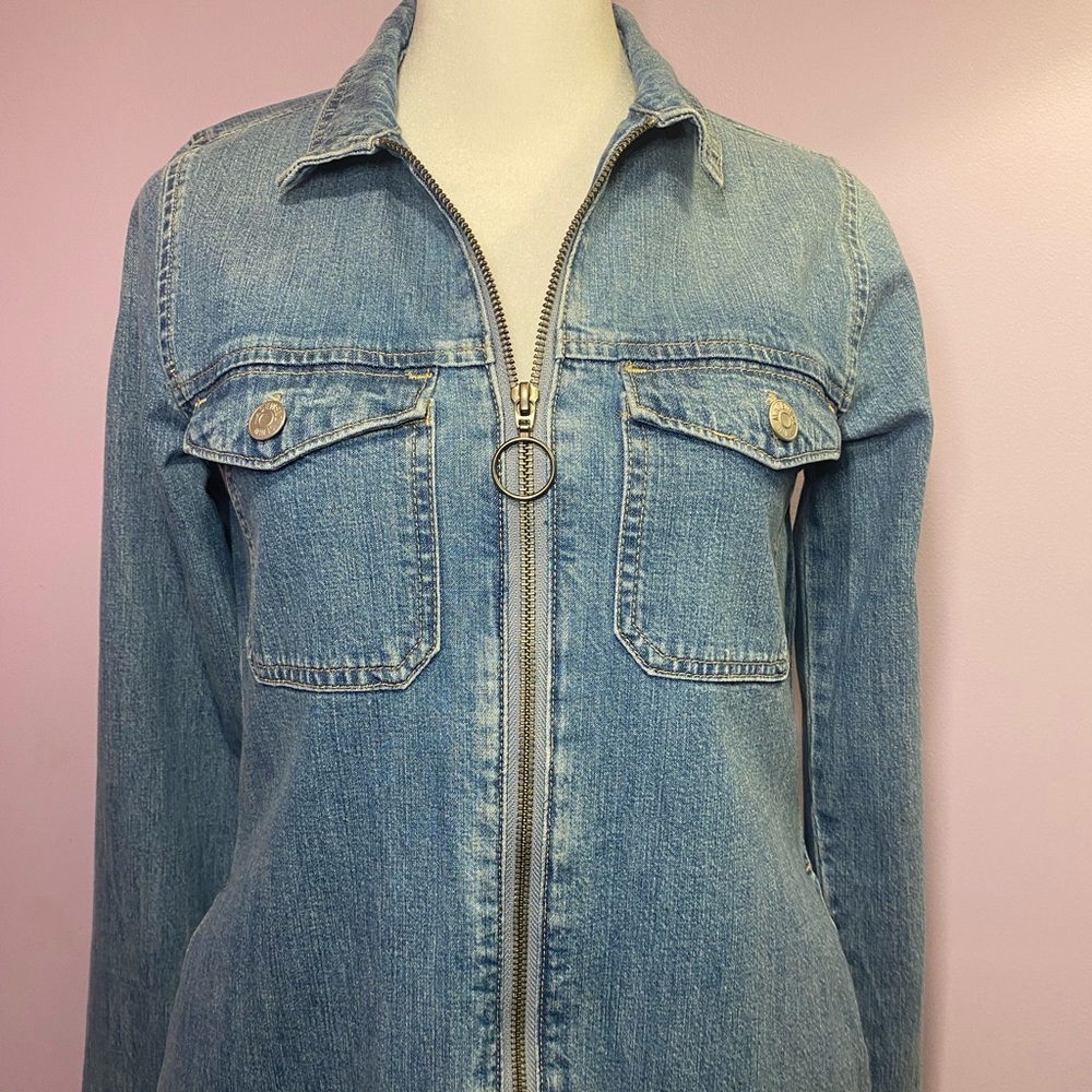 Madewell denim mini dress XS EUC